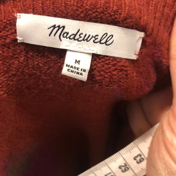 Madewell v-neck sweater- size M - Picture 6 of 10